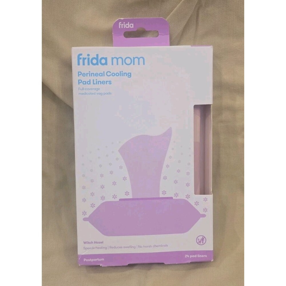 Frida Mom Perineal Cooling Pad Liners 24 Ct. Postpartum Witch Hazel - New